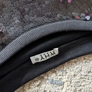 Sequined party top oversized style good with leggings worn once